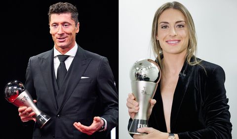 PREMIO THE BEST PARA LEWANDOWSKI Y ALEXIA