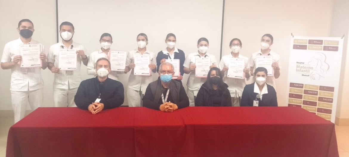 EGRESA GENERACIÓN DE PASANTES EN ENFERMERÍA DEL HOSPITAL MATERNO INFANTIL DE MEXICALI￼