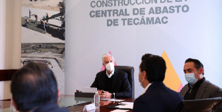 ALFREDO DEL MAZO MAZA SOSTUVO UNA REUNIÓN CON SOCIOS Y DIRECTIVOS DE LA CENTRAL DE ABASTO DE TECÁMAC