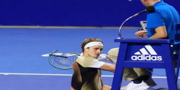 ALEXANDER ZVEREV PIDE DISCULPAS POR SU ACTO VIOLENTO