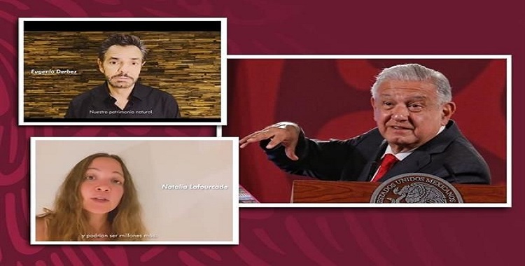 CONTRATAN A ARTISTAS PARA HABLAR CONTRA TREN MAYA, DICE AMLO