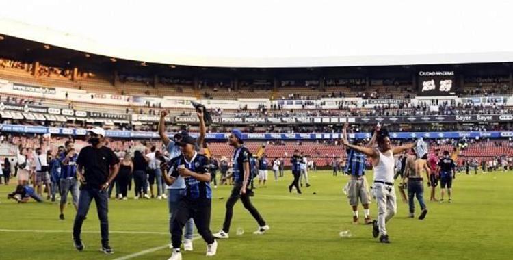 SEÑALAN NEGLIGENCIA DE EMPRESA QUE RESGUARDABA ESTADIO