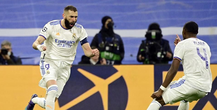 REMONTA REAL MADRID AL PSG CON TRES DE BENZEMA