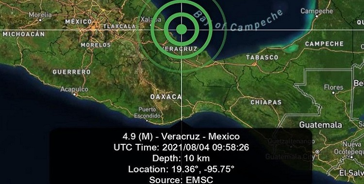  SISMO CON EPICENTRO EN VERACRUZ 