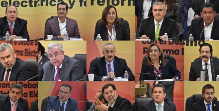  GOBERNADORES, ALCALDES Y FUNCIONARIOS FEDERALES CIERRAN PARLAMENTO ABIERTO SOBRE LA REFORMA ELÉCTRICA 