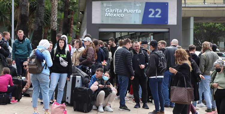 TRES MIL UCRANIANOS HAN LLEGADO A TIJUANA