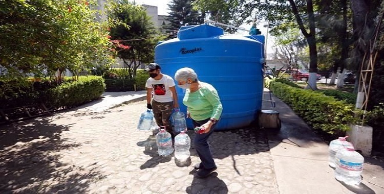 LLEVA MÁS DE UN MES SIN AGUA COLONIA DE COYOACÁN