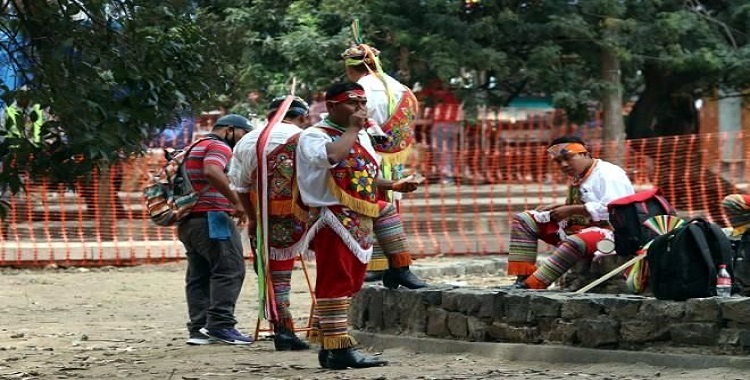 DANZAN POR PAPANTLA ENTRE OBRAS