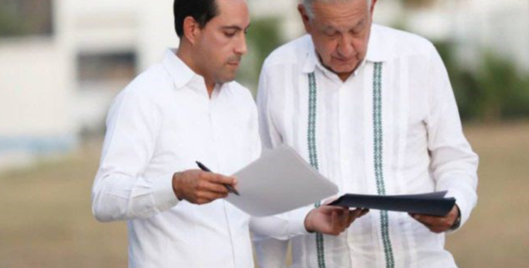 MAURICIO VILA Y AMLO SUPERVISAN PROYECTOS