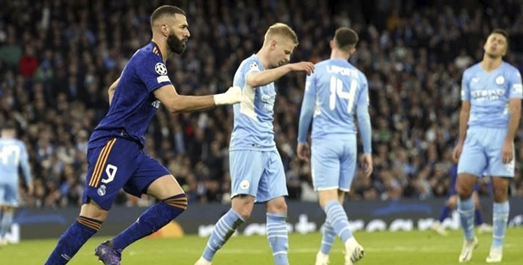 GANÓ EL FUTBOL MANCHESTER CITY 4 – REAL MADRID 3