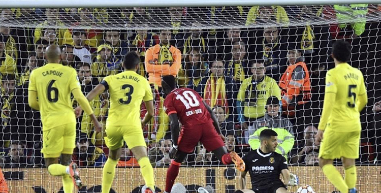 VENTAJA DEL LIVERPOOL SOBRE VILLARREAL