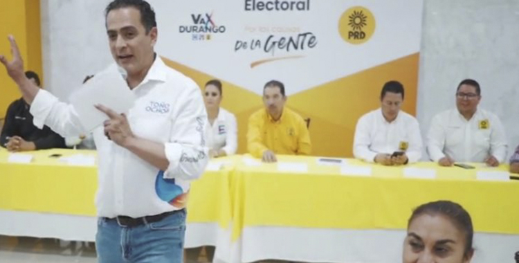 SOY EL PANISTA, MÁS PERREDISTA DE DURANGO: TOÑO OCHOA