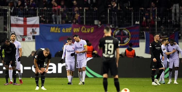 FIRMA BARCELONA EMPATE ANTE EL FRANKFURT