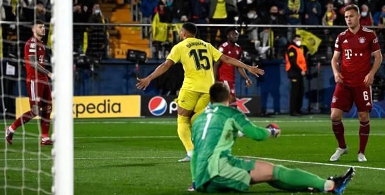 SORPRENDE EL VILLARREAL AL BAYERN EN LA CHAMPIONS