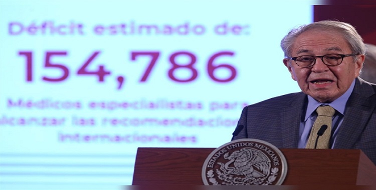 FALTAN EN MÉXICO MÁS DE 154 MIL MÉDICOS ESPECIALISTAS