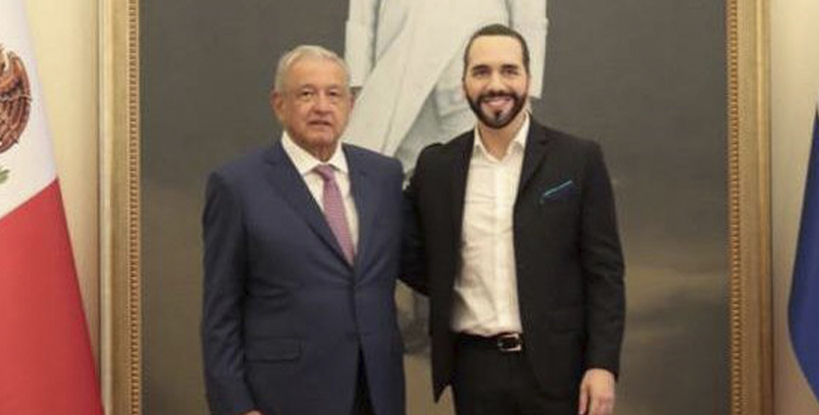 AMLO LLEGÓ A EL SALVADOR SE REUNE CON NAYIB BUKELE