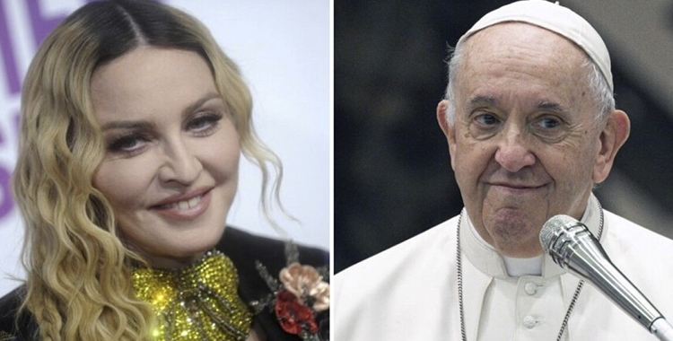 MADONNA PIDE HABLAR CON EL PAPA