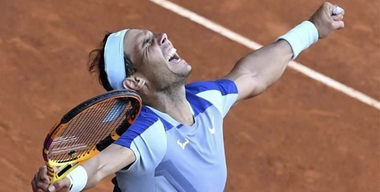 NADAL GANA A LO NADAL Y PASA A CUARTOS DE MADRID