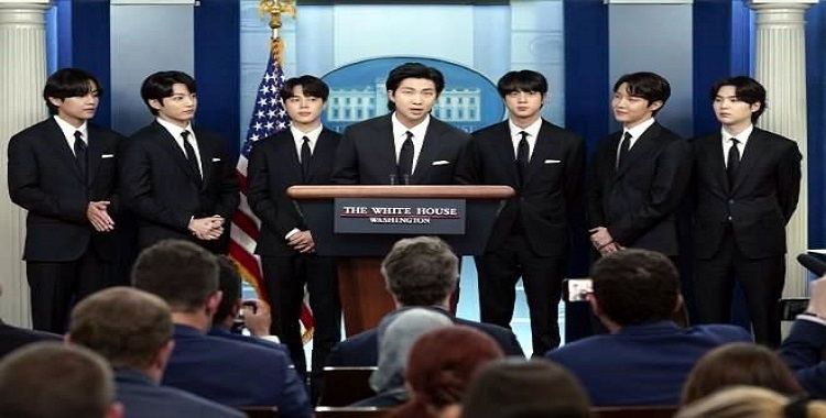 GRUPO BTS DENUNCIA EN CASA BLANCA RACISMO CONTRA ASIÁTICOS