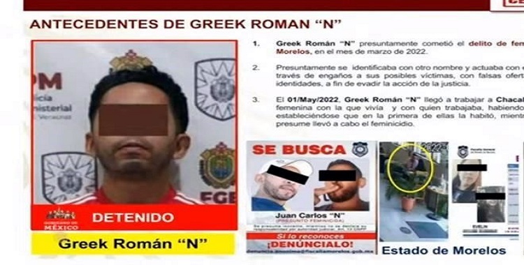 IMPLICAN EN 7 CASOS A GREEK ROMÁN, FEMINICIDA SERIAL