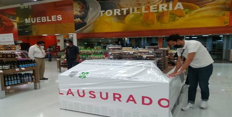 SUSPENDEN SUPERMERCADO POR OFRECER BOLSAS