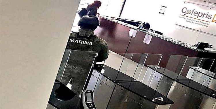 VIGILAN MILITARES LAS MEDICINAS, Y HASTA PERMISOS