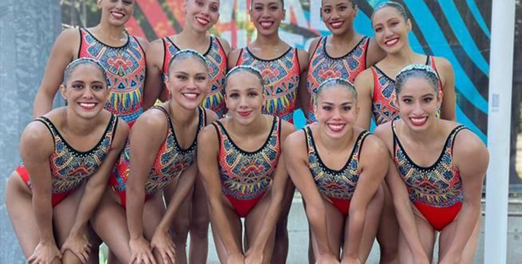 QUEDA EQUIPO DE NATACIÓN ARTÍSTICA CERCA DE LAS MEDALLAS