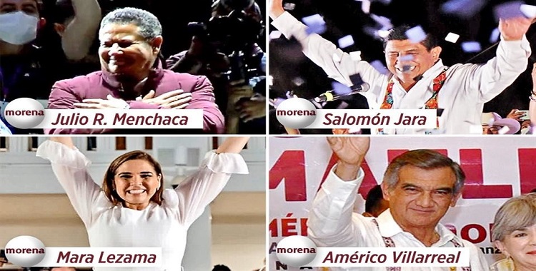 AVANZA MORENA; GANA EN 4 DE 6 ESTADOS