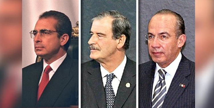 INDAGA UIF, TAMBIÉN, A ZEDILLO, FOX Y CALDERÓN