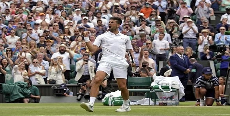 REMONTA DJOKOVIC A SINNER PARA IR A SEMIFINALES DE WIMBLEDON