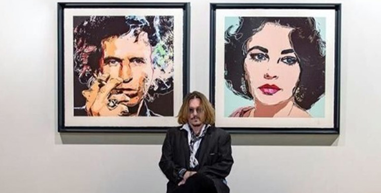 DEPP VENDE SU COLECCIÓN DE ARTE POR 3.6 MILLONES DE DÓLARES