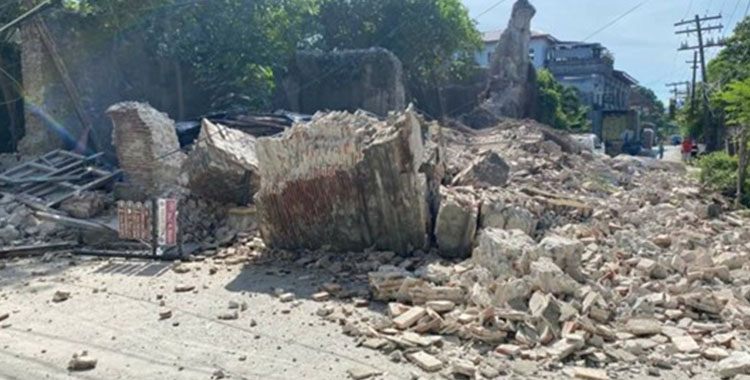 SISMO DE 7.0 EN FILIPINAS DEJÓ 4 MUERTOS Y 60 HERIDOS