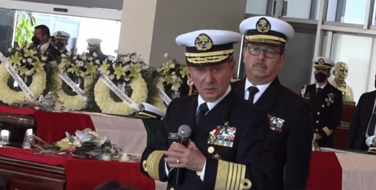 SEMAR Y SEDENA REALIZARON HOMENAJE A LOS 14 MARINOS MUERTOS EN DESPLOME DEL HELICÓPTERO