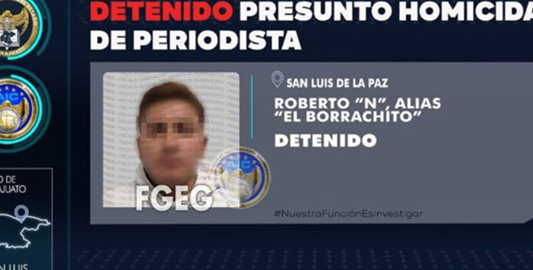 CAPTURAN AL PRESUNTO ASESINO DEL PERIODISTA ERNESTO MÉNDEZ