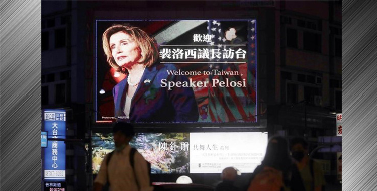 PELOSI ARRIBA EN TAIWÁN