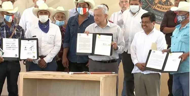 ANUNCIA AMLO PLAN DE JUSTICIA YAQUI