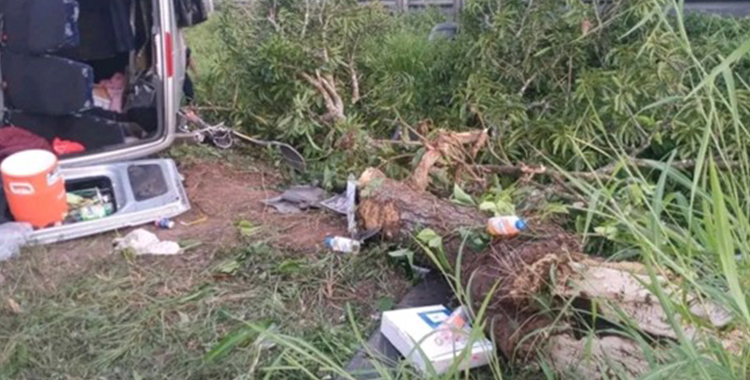 ACCIDENTE EN LA AUTOPISTA LA TINAJA EN COSOLEACAQUE