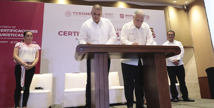 SECTUR Y VERACRUZ FIRMAN CONVENIO PARA LA VERIFICACIÓN DE NORMAS OFICIALES DEL SECTOR