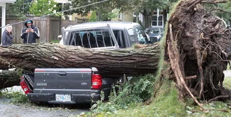 DAÑOS DE LA TORMENTA FIONA EN CANADÁ