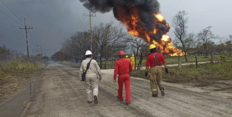 EXPLOSIÓN EN DUCTO DE GAS EN TABASCO