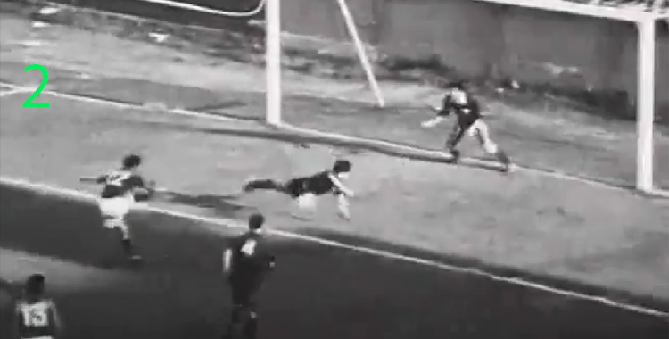 2 secuencia fue penal chico López vs Francia 1954