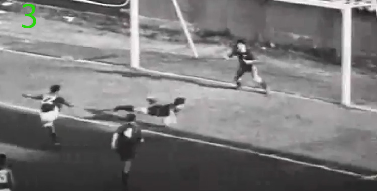 3 secuencia fue penal chico López vs Francia 1954