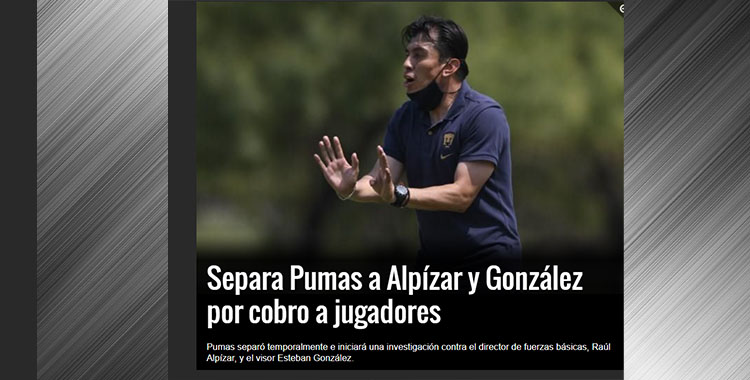 DIRECTOR DE FUERZAS BÁSICAS DE PUMAS, SEPARADO POR PRESUNTA CORRUPCIÓN