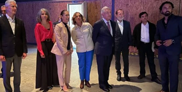 AMLO, SLIM Y SHEINBAUM CELEBRAN EL ANIVERSARIO DE ARGOS