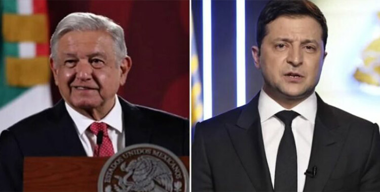 SIN INCONVENIENTE DE QUE ZELENSKI HABLE ANTE EL CONGRESO, AMLO