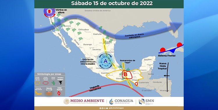 PROBABILIDAD DE LLUVIA ESTE FIN DE SEMANA EN BAJA CAL.