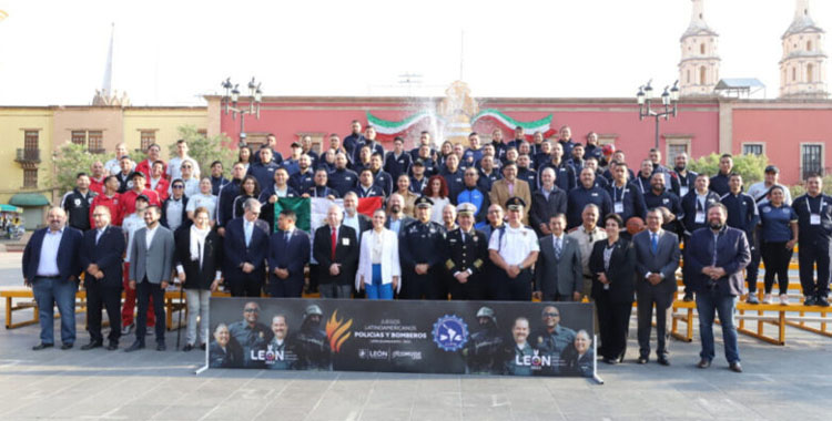 CELEBRAN POLICÍAS Y BOMBEROS VALORES DEPORTIVOS EN JUEGOS LATINOAMERICANOS