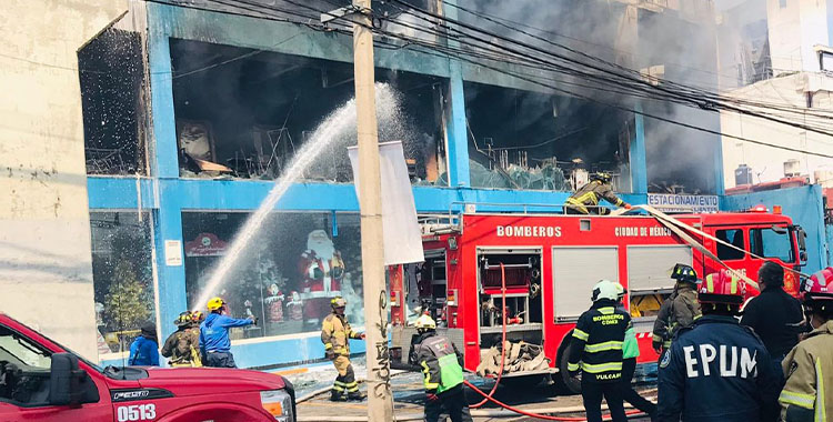 SE REGISTRA APARATOSO INCENDIO EN SAN JERÓNIMO