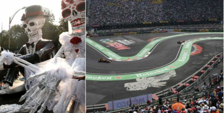 FIN DE SEMANA DE F1 Y DESFILE DÍA DE MUERTOS