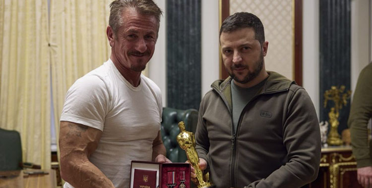 SEAN PENN EN UCRANIA